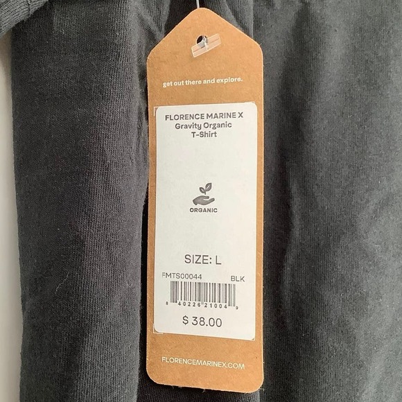Florence Marine X Size Large Gravity Movie Organic T-Shirt Black $38 msrp M18-2 - Picture 9 of 10